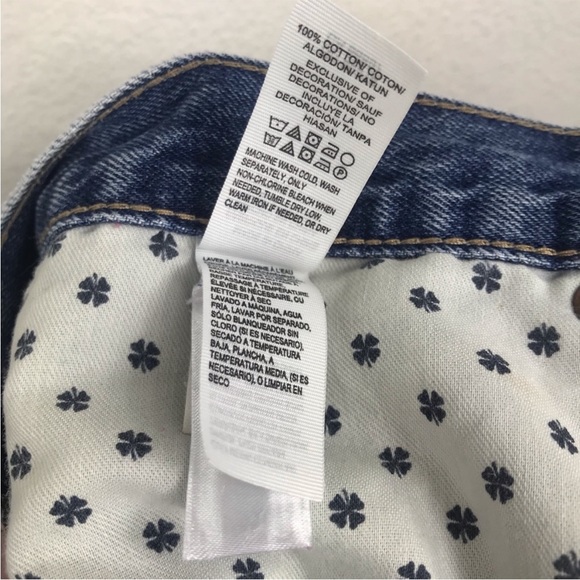 Lucky Brand Old Favorite Mini Jean Denim Skirt Sz 10/30 - Picture 14 of 16